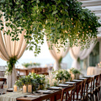 3 - Pack Silk Rose Leaf Hanging Plants 40" â€“ Realistic Artificial Greenery Vines for Home, Patio & Event Styling - Bell Racket Store