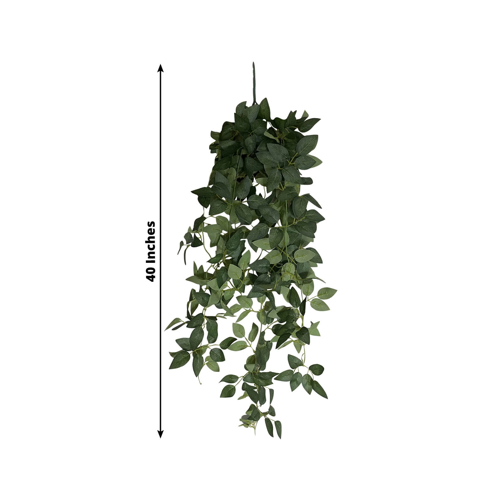 3 - Pack Silk Rose Leaf Hanging Plants 40" â€“ Realistic Artificial Greenery Vines for Home, Patio & Event Styling - Bell Racket Store