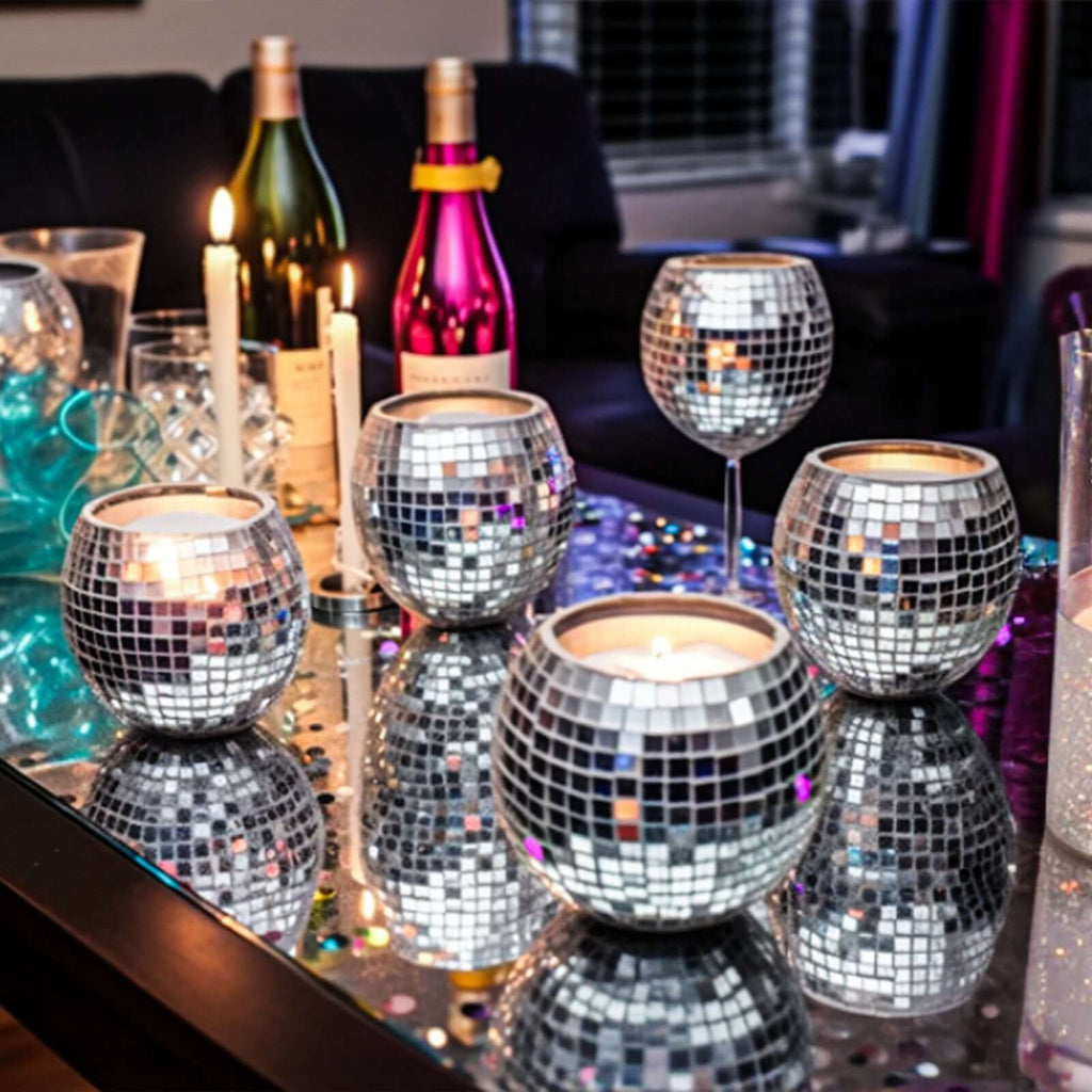 3 Pack Silver Self - Adhesive Glass Mirrors Mosaic Rolls, 9ft Mini Square Real Glass Mirror Tiles Stickers - Bell Racket Store