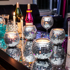 3 Pack Silver Self - Adhesive Glass Mirrors Mosaic Rolls, 9ft Mini Square Real Glass Mirror Tiles Stickers - Bell Racket Store