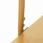 3 - Tier Metal Oval Cupcake Dessert Stand Gold for Luxurious Event and Party Settings 6.5ft - Bell Racket Store