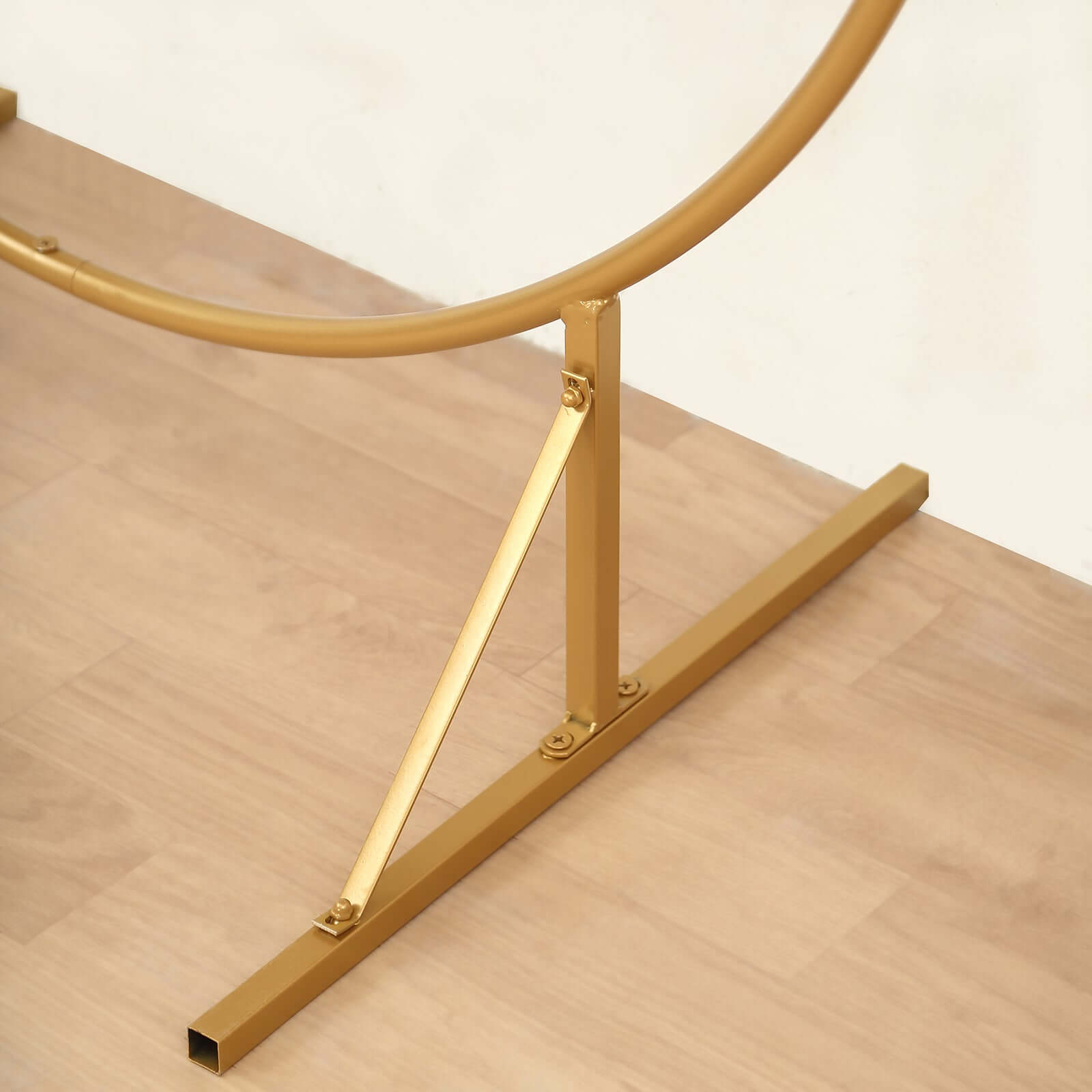 3 - Tier Metal Oval Cupcake Dessert Stand Gold for Luxurious Event and Party Settings 6.5ft - Bell Racket Store