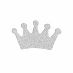300 Pcs Glitter Princess Crown Paper Confetti Double - Sided Silver, Baby Shower Party Table Scatters - Decorative & Sparkling Design - Bell Racket Store