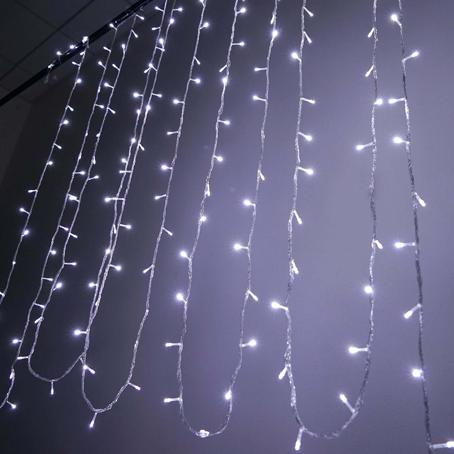 30ft Cool White 100 LED Connectable String Lights, 120V Fairy Lights - NestOCart