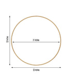 32" Gold Heavy Duty Metal Hoop Wreath, Floral Hoop