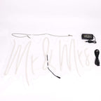 33" Mr and Mrs Neon Light Sign, LED Reusable Wall DÃ©cor Lights With 5ft Hanging Chain - Bell Racket Store