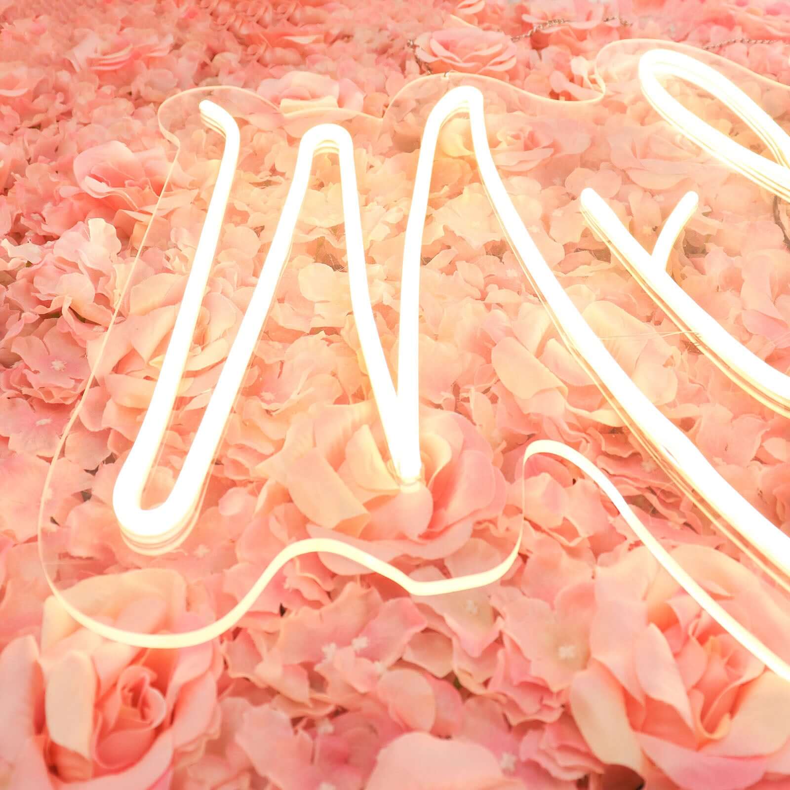 33" Mr and Mrs Neon Light Sign, LED Reusable Wall DÃ©cor Lights With 5ft Hanging Chain - Bell Racket Store