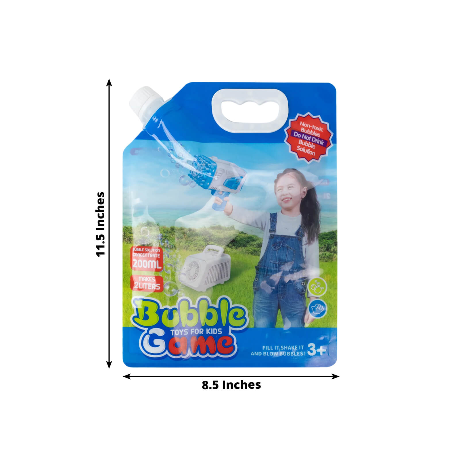 34oz Bubble Concentrated Solution 1000ml Bubble Liquid for Bubble Machine, Wands, Blower - Bell Racket Store