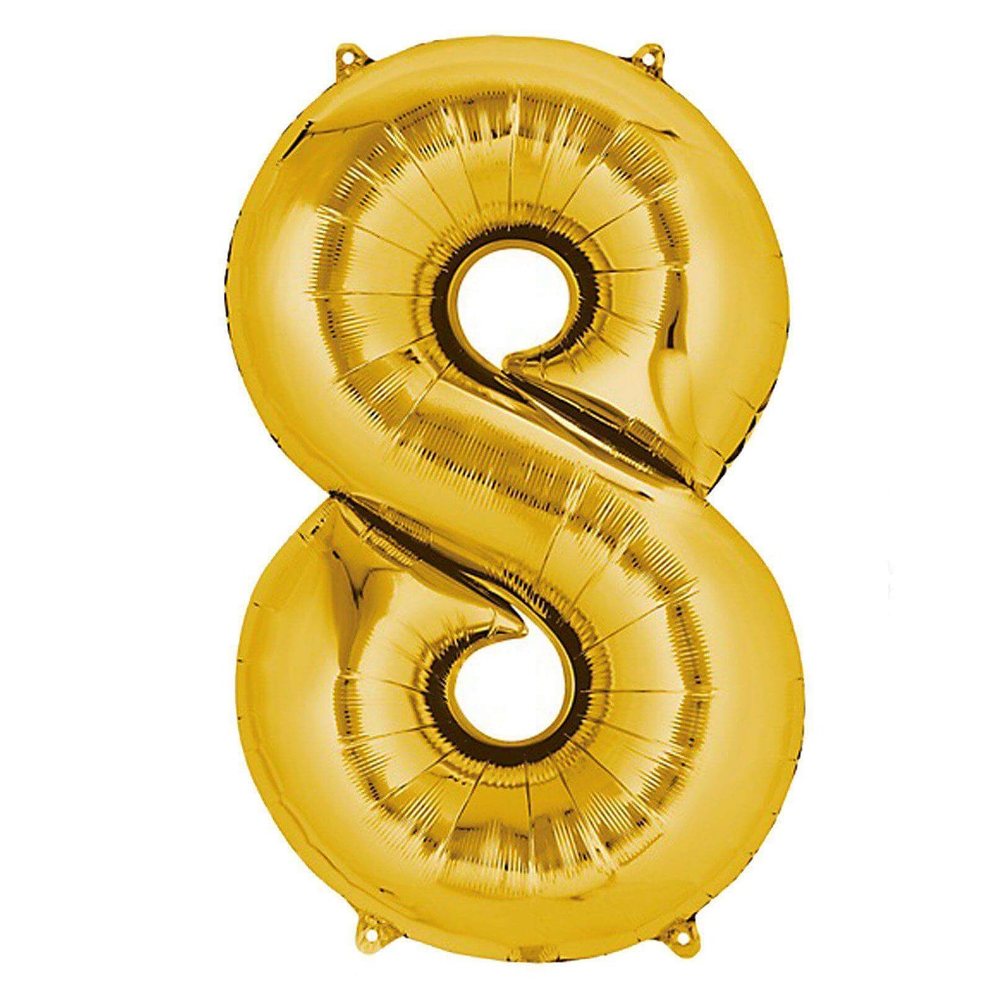 35" Gold Letter and Number Balloons, Shiny Metallic Mylar Foil Helium Air Balloons - NestOCart