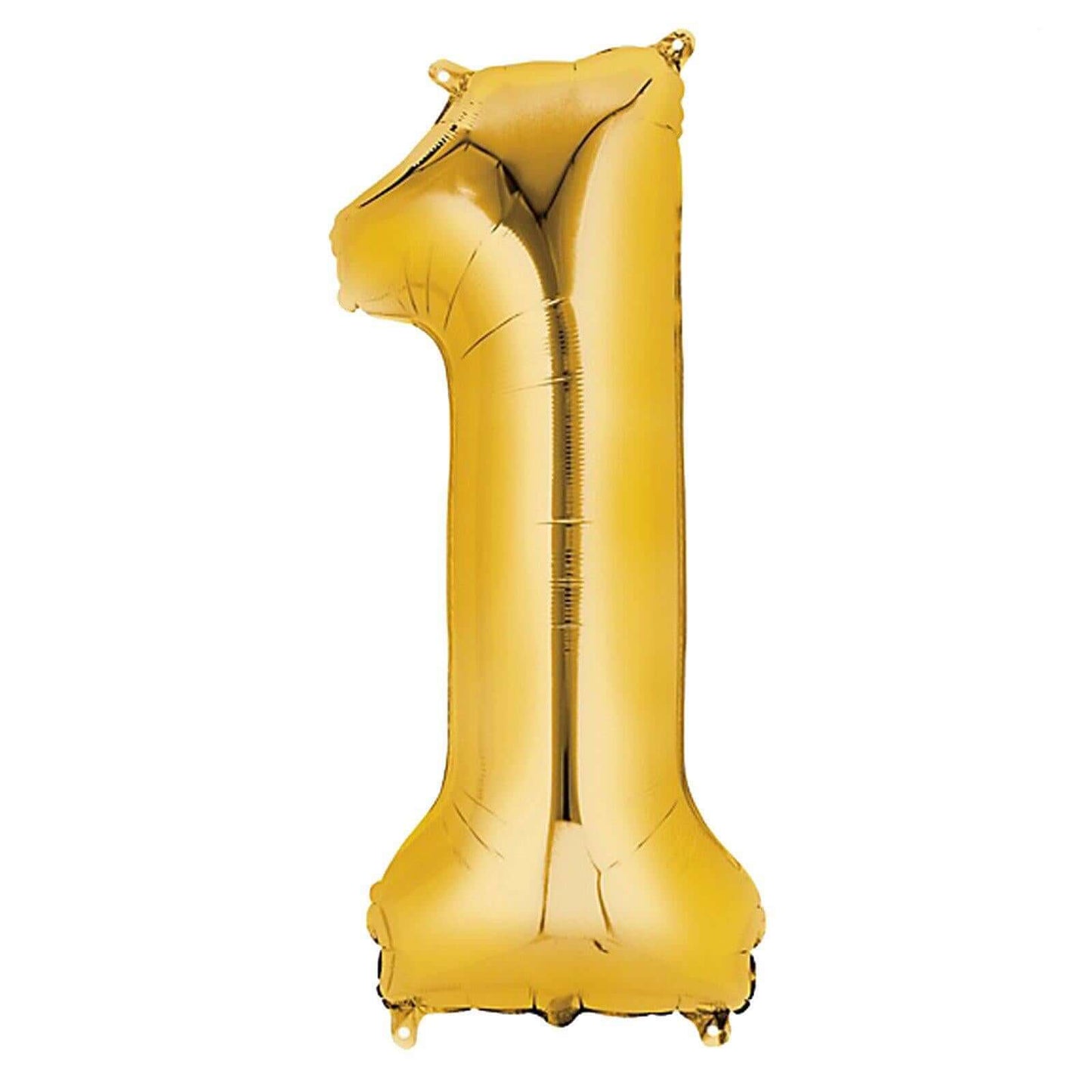 35" Gold Letter and Number Balloons, Shiny Metallic Mylar Foil Helium Air Balloons - NestOCart