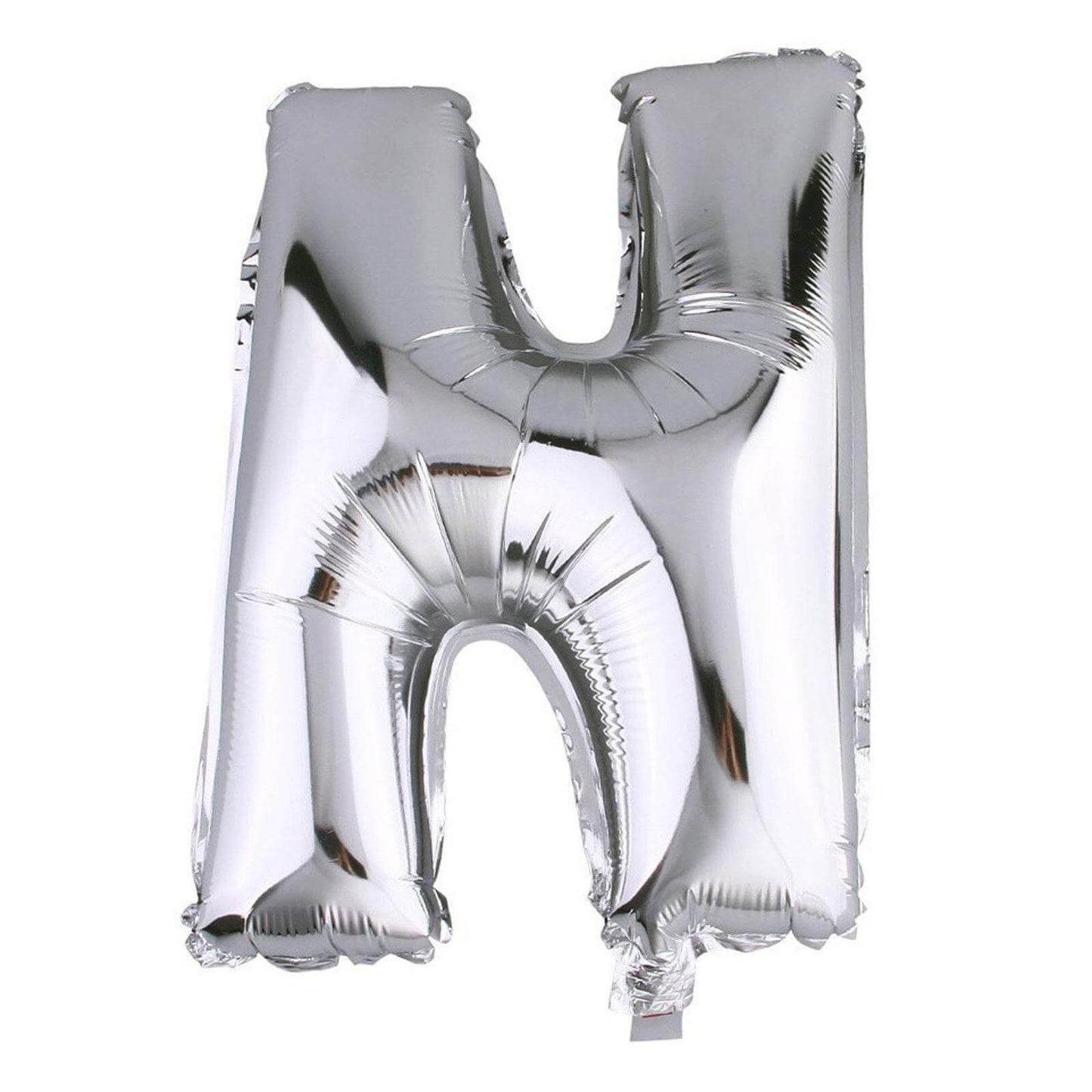 35" Silver Letter and Number Balloons, Metallic Mylar Foil Helium Air Balloons - NestOCart