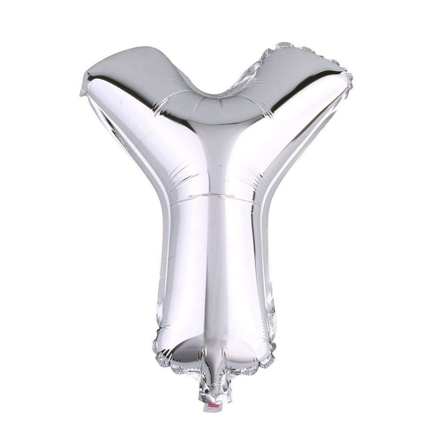 35" Silver Letter and Number Balloons, Metallic Mylar Foil Helium Air Balloons - NestOCart