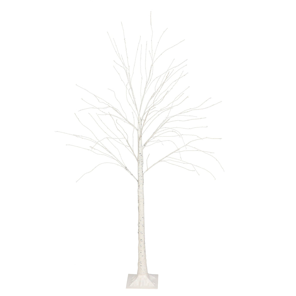 350 LED Lighted Birch Tree Design Warm White - Plug - in Remote Timer Lights with Detachable Base 6ft - Bell Racket Store
