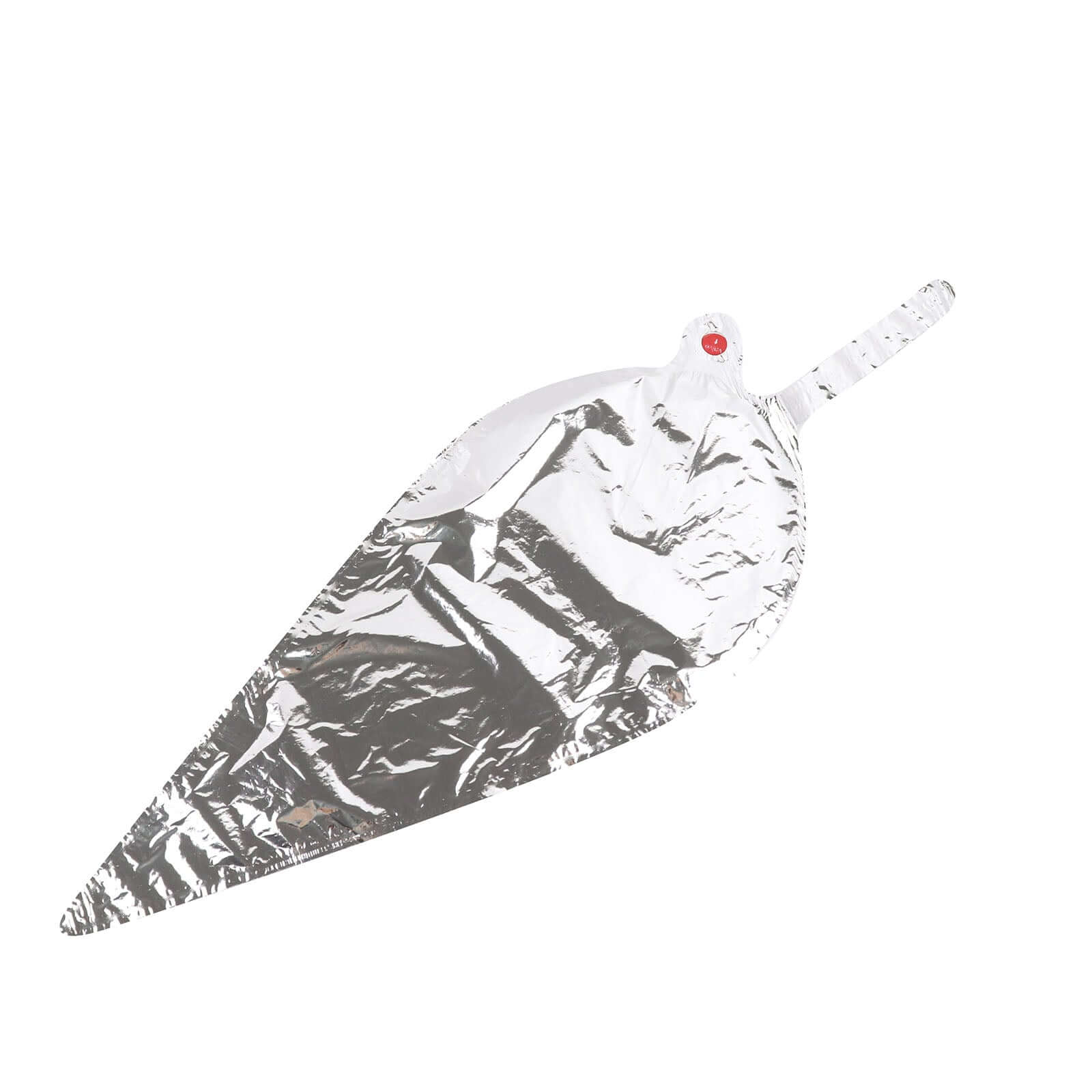 36 Pack Metallic Silver DIY Mylar Foil Starburst Cone Balloons, 3D Explosion Star Party Balloons Kit - Customizable - Bell Racket Store