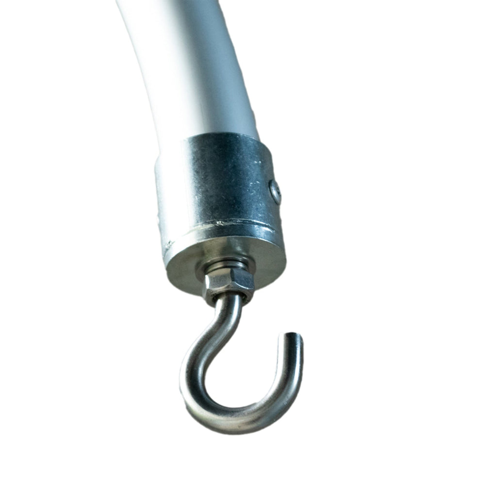 3ftx10ft Curved Aluminum Chandelier Hanger and Coupler with Heavy Steel Base Plate - Bell Racket Store