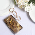 4" Gold Metal Infinity Sign "Love Forever" Bottle Opener Party Favors, Pre-Packed Wedding Souvenir Gift