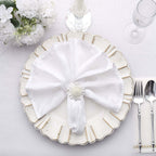 4 Pack 2" Elegant Silver Metal Floral Serviette Napkin Rings, Daisy Flower Buckle Napkin Holders - Bell Racket Store