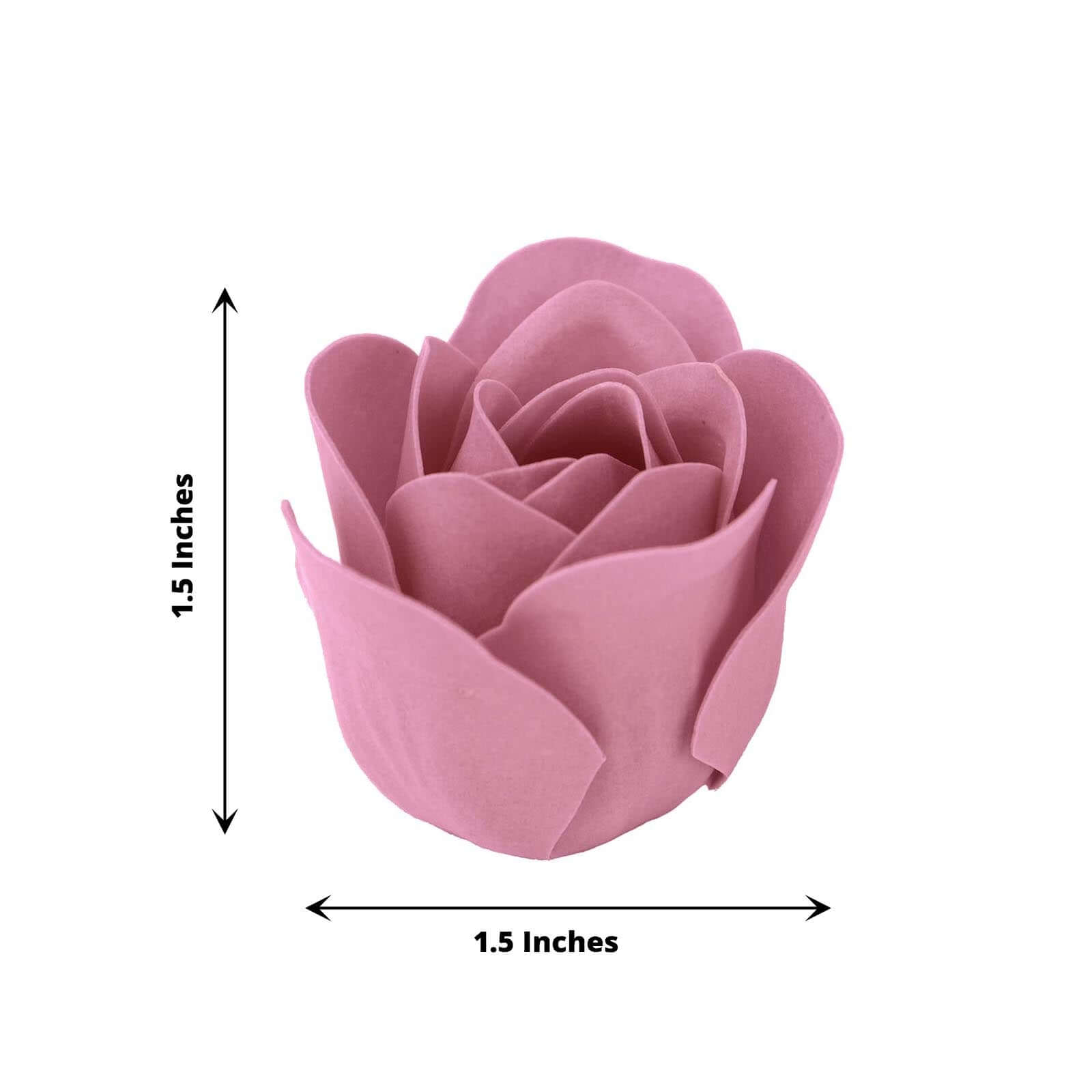 4 Pack 24 Pcs Dusty Rose Scented Rose Soap Heart Shaped Party Favors With Gift Boxes And Ribbon - Bell Racket Store