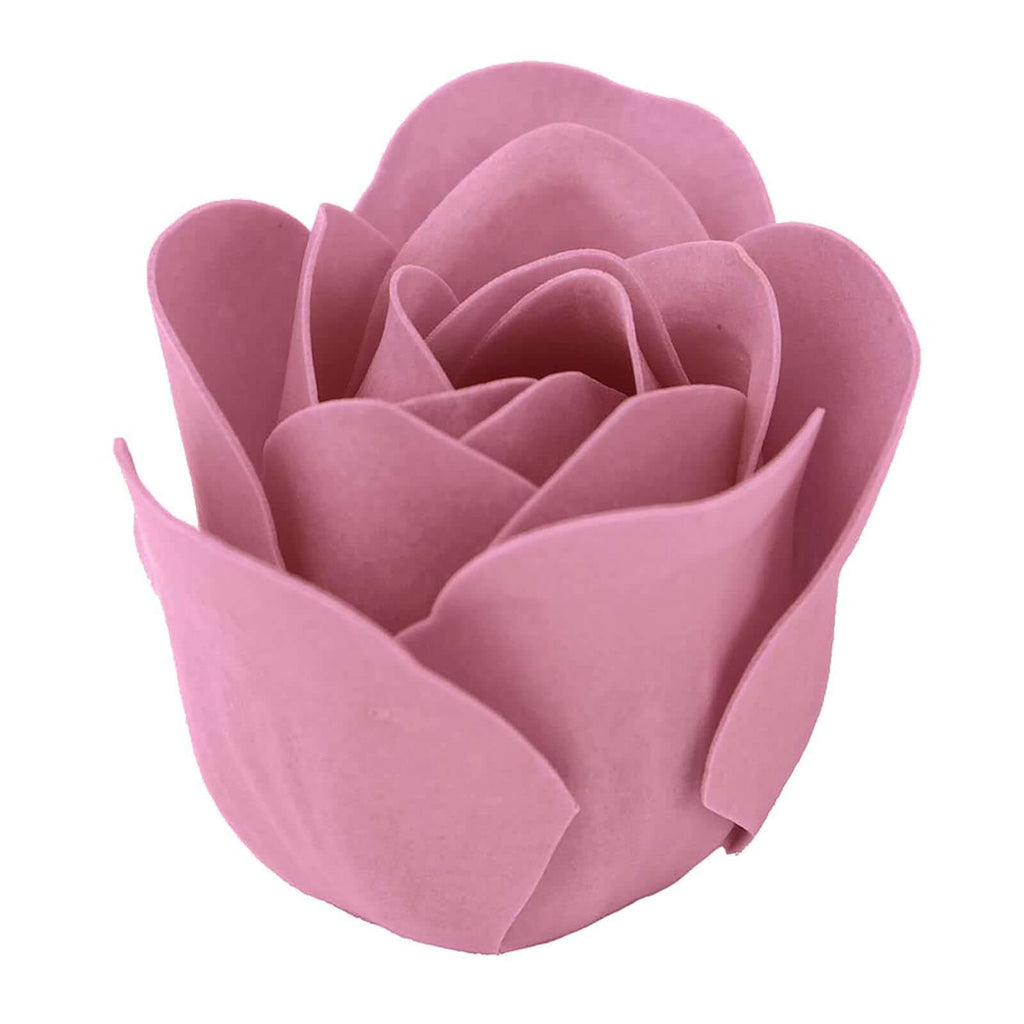 4 Pack 24 Pcs Dusty Rose Scented Rose Soap Heart Shaped Party Favors With Gift Boxes And Ribbon - Bell Racket Store