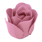 4 Pack 24 Pcs Dusty Rose Scented Rose Soap Heart Shaped Party Favors With Gift Boxes And Ribbon - Bell Racket Store