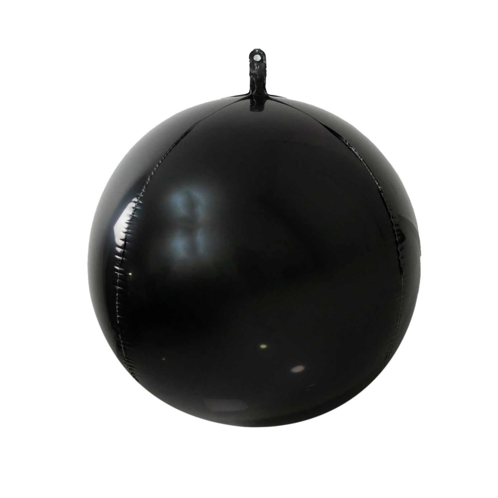4 - Pack 32" Metallic Black Sphere Balloons, Orbz Mylar Balloons Helium or Air - Filled Party Supplies - Bell Racket Store