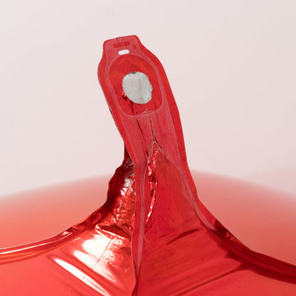 4 - Pack 32" Metallic Red Sphere Balloons, Orbz Mylar Balloons Helium or Air - Filled Party Supplies - Bell Racket Store