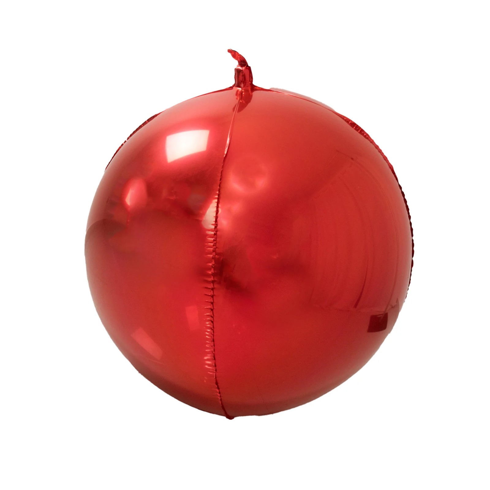 4 - Pack 32" Metallic Red Sphere Balloons, Orbz Mylar Balloons Helium or Air - Filled Party Supplies - Bell Racket Store