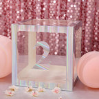 4 Pack 5" Iridescent 0-9 Number Stickers Banner, Customizable Stick on Numbers - 2