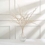 4 - Pack Artificial Curly Willow Branches Metallic Gold - Decorative Bendable Long Stem Twig Sprays for Weddings Photo Shoots & Floral Designs 39" - Bell Racket Store