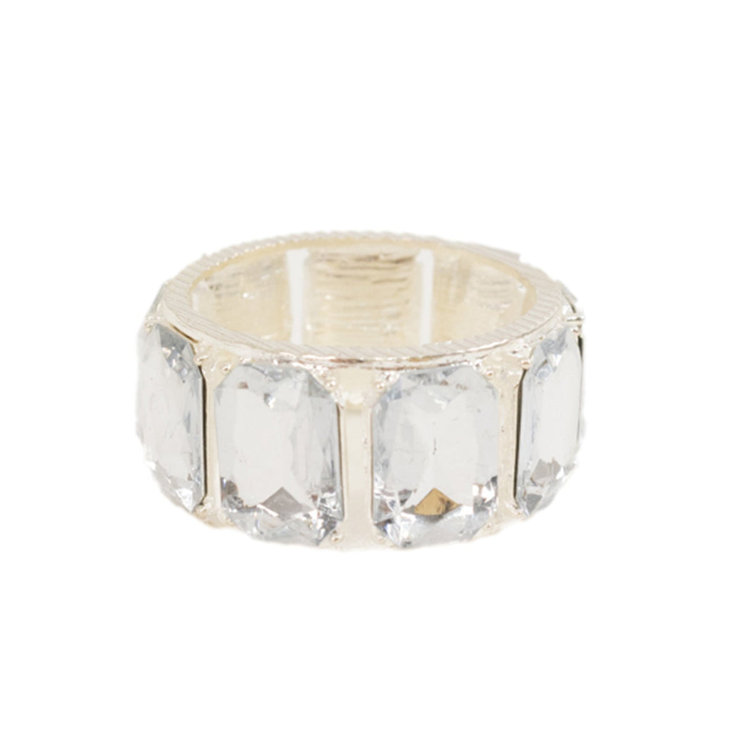 4 Pack Crystal Diamond Gem Napkin Rings â€“ Luxury Napkin Holders for Elegant Table Decor - Bell Racket Store