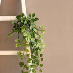 4 Pack Green Pothos Artificial Ivy Vine Hanging Plants, 3ft Fake Foliage Silk Leaves Garland - Bell Racket Store