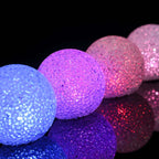 4-Pack LED Mini Light Globes Color Changing - Battery Operated Ball Centerpiece Fillers 3"