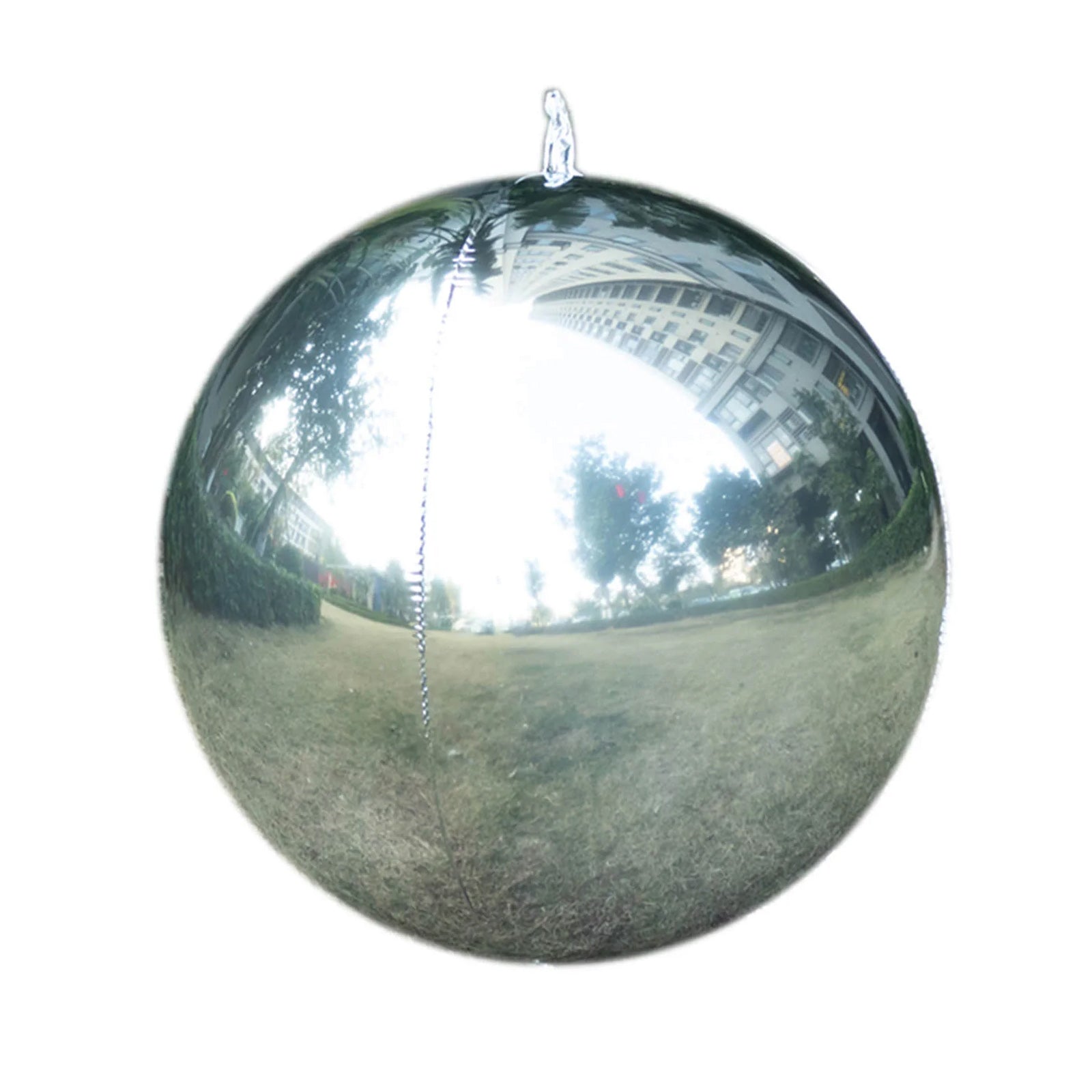 4 - Pack Metallic Silver Sphere Balloons, 39" Orbz Mylar Balloons Helium or Air - Filled Party Supplies - Bell Racket Store