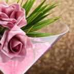 4 - Pack Plastic Flower Vases Martini Glass Design Clear - Fillable Long Stem Event Centerpieces 18" - Bell Racket Store