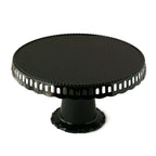 4 - Pack Plastic Round Pedestal Cake Stands Black for Dessert Presentation 13" - Bell Racket Store