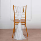 4 Pack Rose Gold Rhinestone Mesh Velcro Backdrop Curtain Bands, Large Chair Sash Clip Tie Backs - 5"X10" - Bell Racket Store