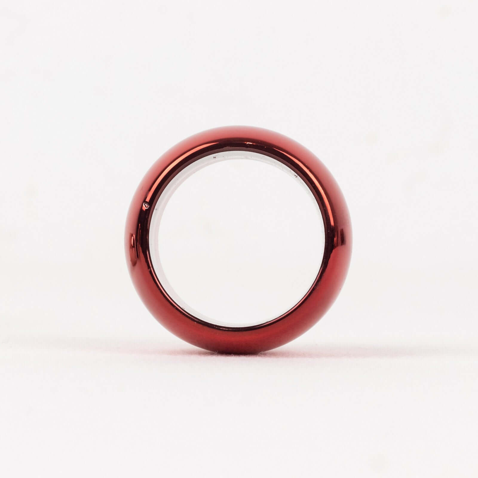 4 Pack Shiny Metallic Red Acrylic Napkin Rings - NestOCart