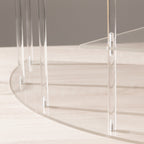 4 - Tier Acrylic Cupcake Display Stand Clear Spiral Stairway Design for Dessert Perfume Retail Jewelry & Collectibles 17" - Bell Racket Store