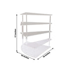 4 - Tier Acrylic Cupcake Display Stand Clear Spiral Stairway Design for Dessert Perfume Retail Jewelry & Collectibles 17" - Bell Racket Store