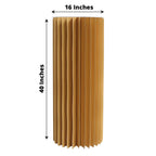 40" Gold Cylinder Display Column Stand, Pillar Pedestal Stand With Top Plate - Bell Racket Store