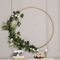 40" Gold Heavy Duty Metal Hoop Wreath, Floral Hoop