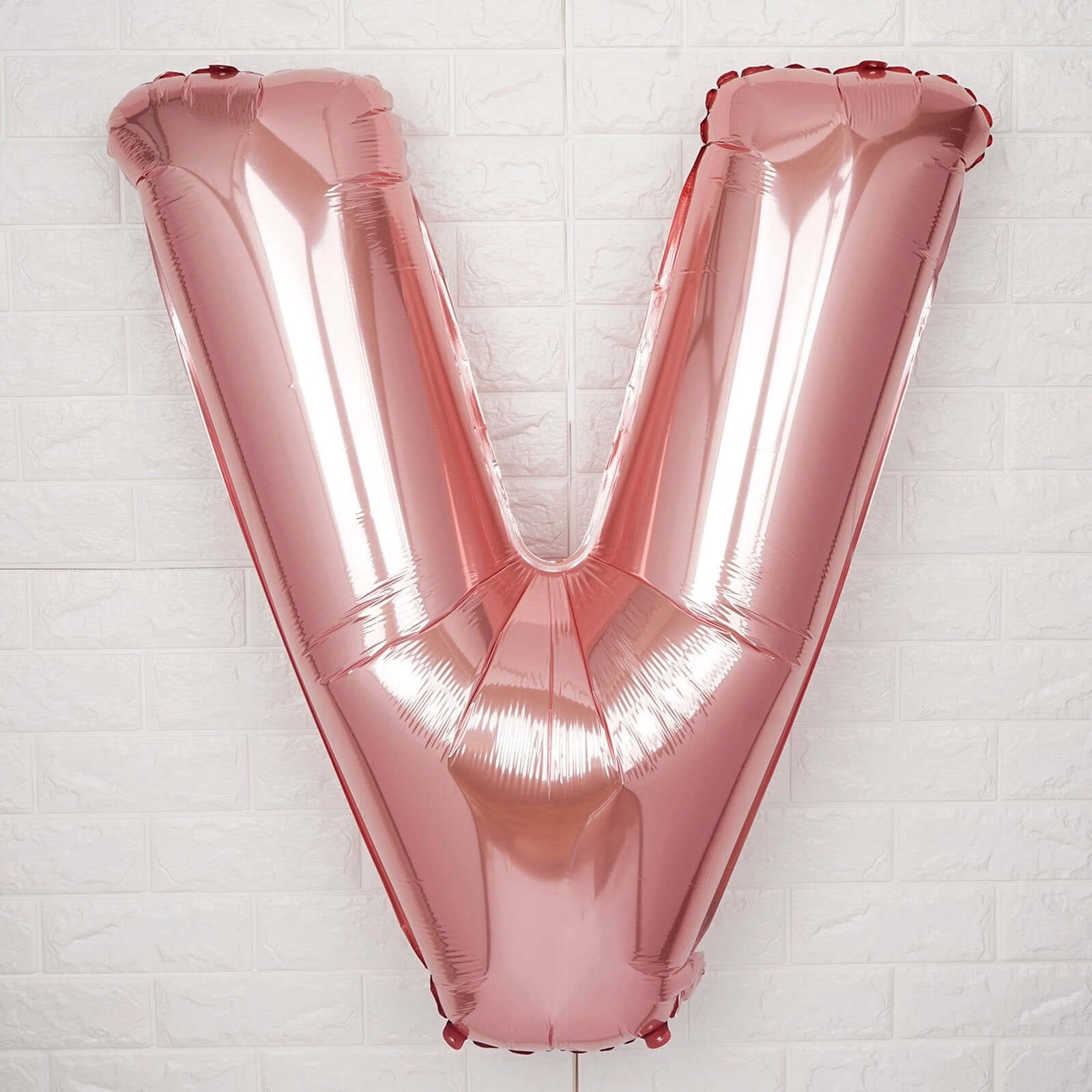 40inch Blush Mylar Foil Helium/Air Number and Letter Balloons