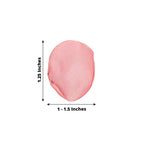 400 - Pack Rose Petals Life - Like Flower Confetti Dusty Rose Matte Silk Round - Perfect for Event Tables 2" - Bell Racket Store