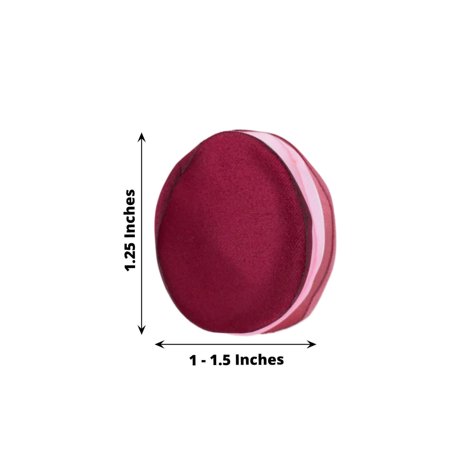 400 - Pack Rose Petals Life - Like Flower Confetti Dusty Rose Mix Matte Silk Round - Decorative Event Table Scatters 2" - Bell Racket Store