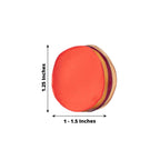 400 - Pack Rose Petals Life - Like Flower Confetti Terracotta Mix Matte Silk Round - Decorative Event Table Scatters 2" - Bell Racket Store