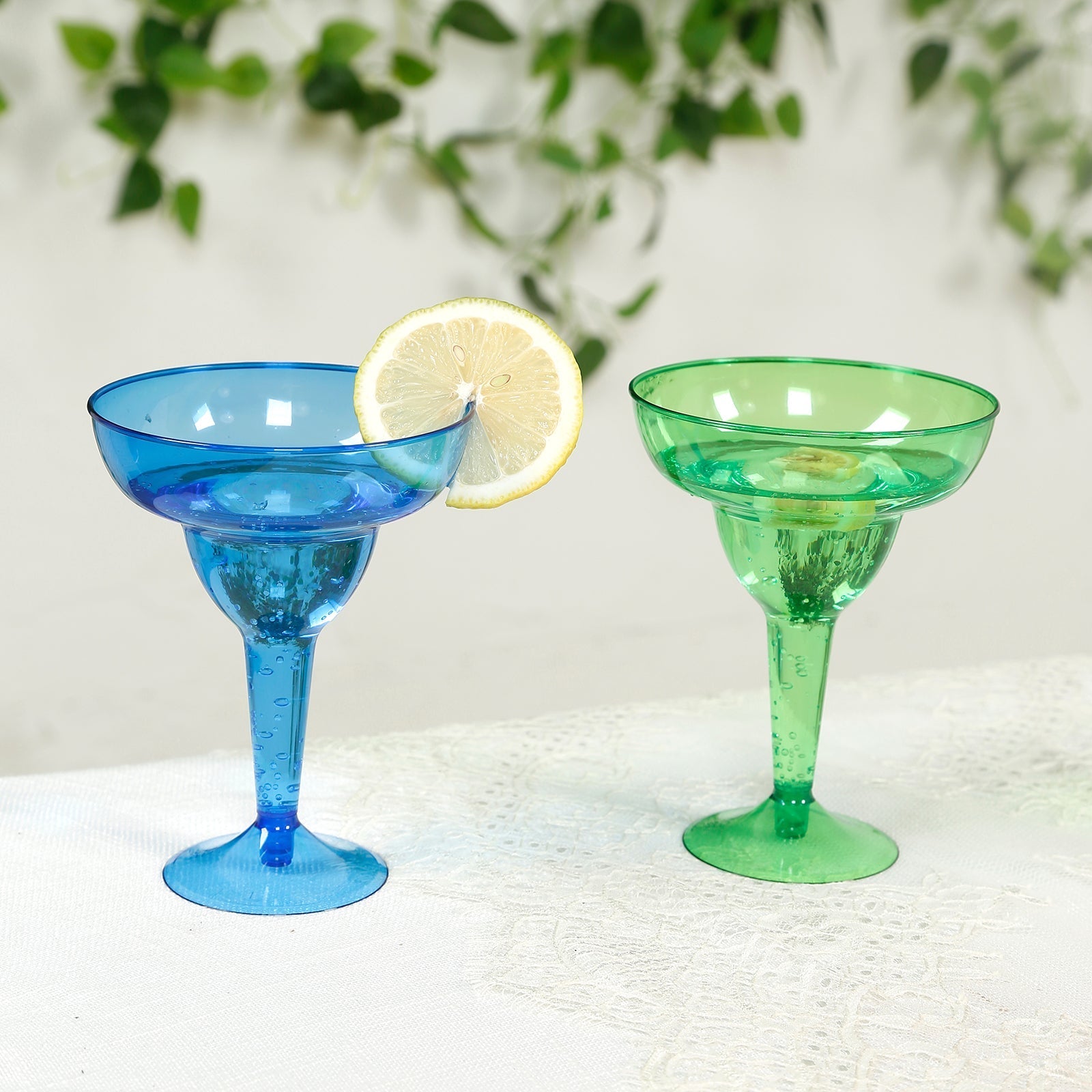 48 - Pack 12oz Plastic Margarita Glasses - Assorted Colors, Reusable Cocktail Cups for Parties, Fiesta & Frozen Drinks - Bell Racket Store