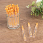 48 Pack 4" Gold Heart Chemistry Tube Bubbles Bridal Wedding Shower Favor - Bell Racket Store