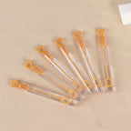 48 Pack 4" Gold Heart Chemistry Tube Bubbles Bridal Wedding Shower Favor - Bell Racket Store
