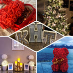 48 Roses 1" Gold Real Touch Artificial DIY Foam Rose Flowers With Stem, Craft Rose Buds - Bell Racket Store