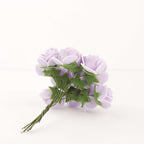 48 Roses 1" Lavender Lilac Real Touch Artificial DIY Foam Rose Flowers With Stem, Craft Rose Buds - Bell Racket Store